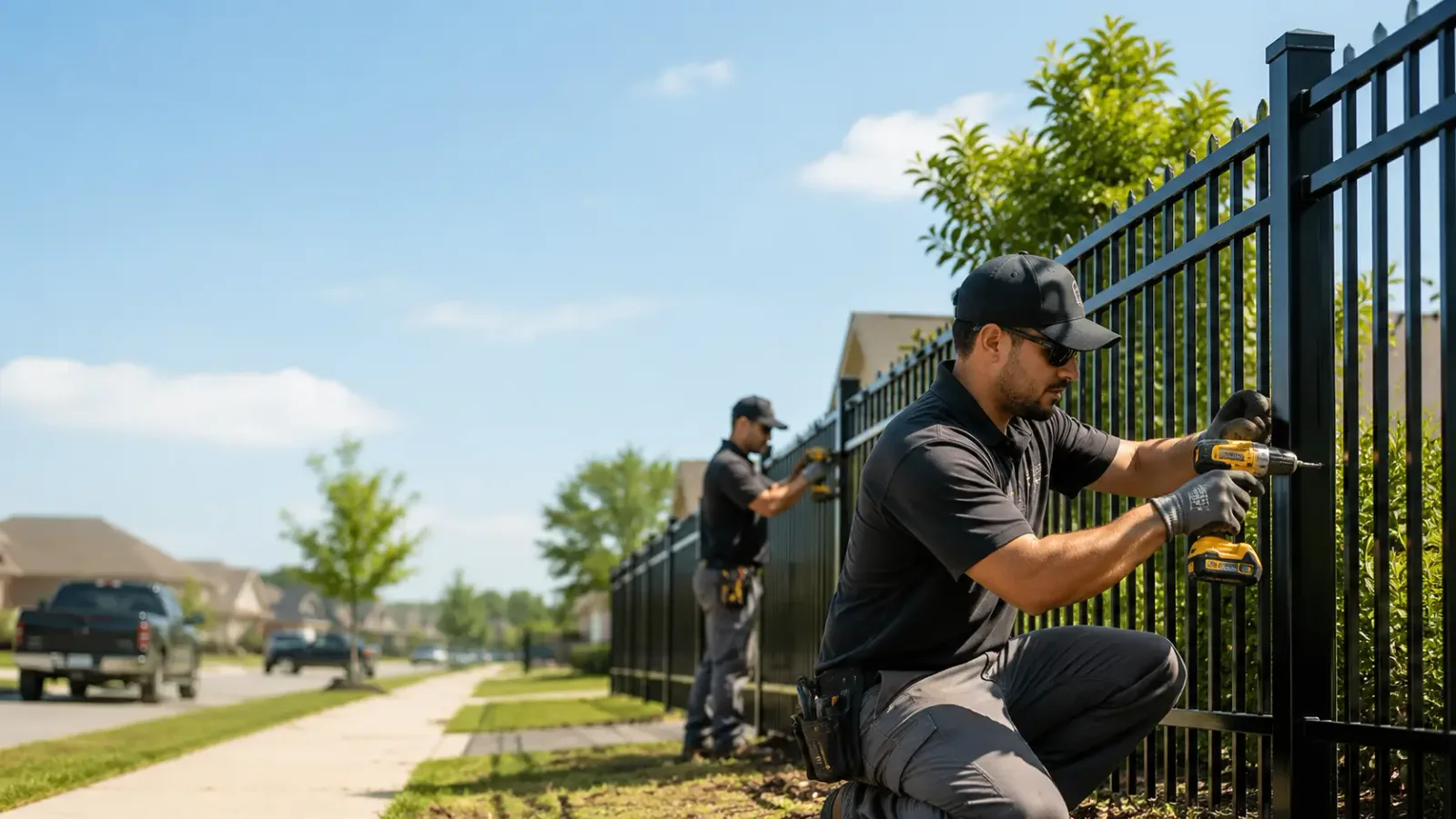 Metal Fence Installation in Oblong, IL